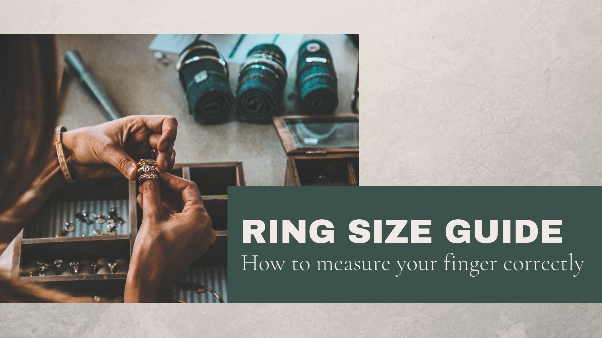 How to know the size of your ring finger, Windfall Jewellery