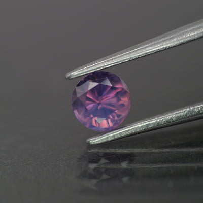 Opalescent sapphire | natural, pinkish purple color, round-cut, *5mm, *0.5ct - Eden Garden Jewelry™