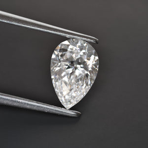 Natural diamond | GIA certified, pear cut 7x4,5 mm, G color, VS, 0.53ct - Eden Garden Jewelry™