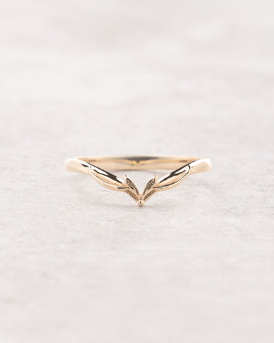 Minimalistic wedding band, matching ring for Verbena - Eden Garden Jewelry™