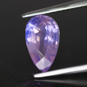 Sapphire opalescent | natural, mermaid pinkish purple, pear cut *8.5x5mm, VS 1.25ct - Eden Garden Jewelry™