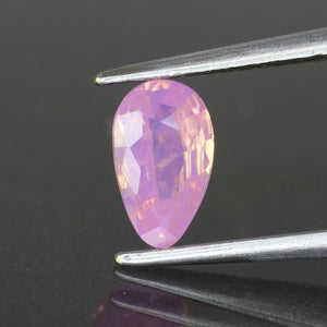 Sapphire opalescent | natural, pink colour, pear cut *7x5mm, VS *0.6ct - Eden Garden Jewelry™