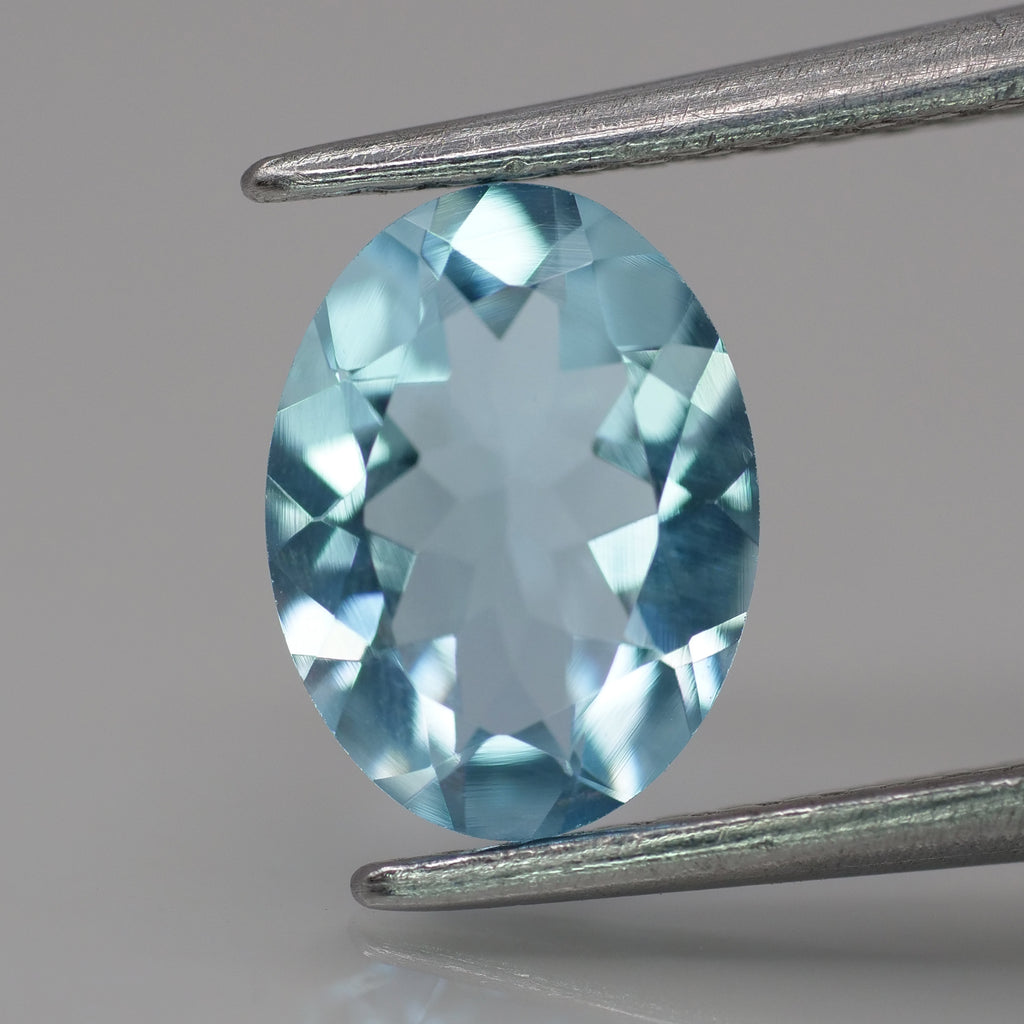 1.74 Ct Sky cheapest Blue Color Aquamarine Oval Gemstone VS1 Clarity 9.00 MM GN50