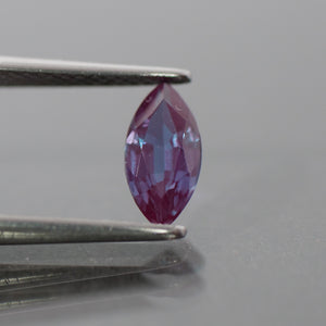 Alexandrite | lab created, colour changing, marquise cut 8x4mm, 0.60 ct - Eden Garden Jewelry™