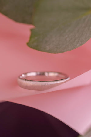 READY TO SHIP: Classic satin wedding band in 14K or 18K yellow/rose/white gold, AVAILABLE RING SIZES - 8US, 9US, 10US, 11US - Eden Garden Jewelry™