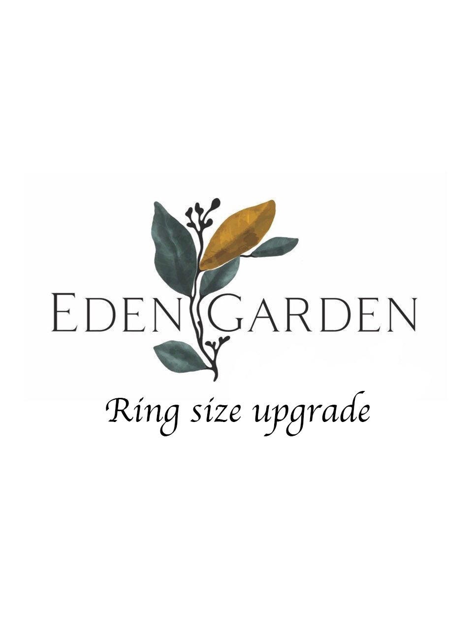 Ring size upgrade for 14K gold rings Eden Garden Jewelry™