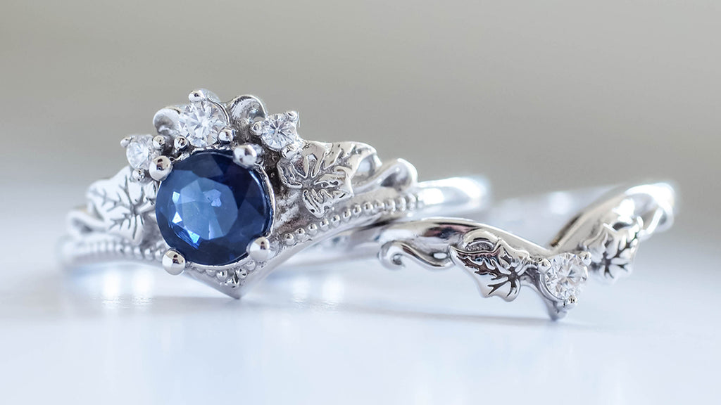 Women's Unique Pave Diamond Engagement Ring - Patronus - Do Amore