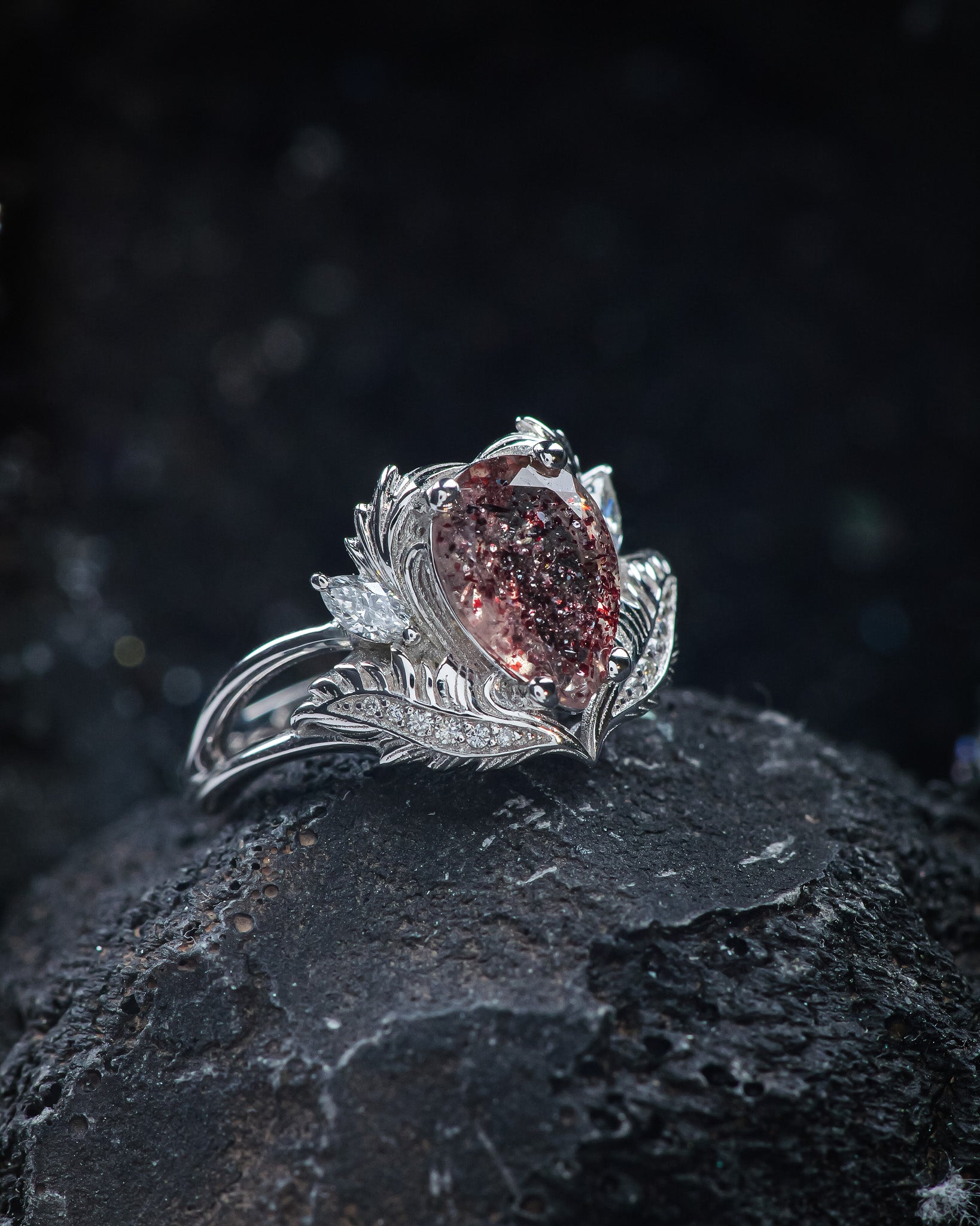 Melody Quartz Engagement Rings