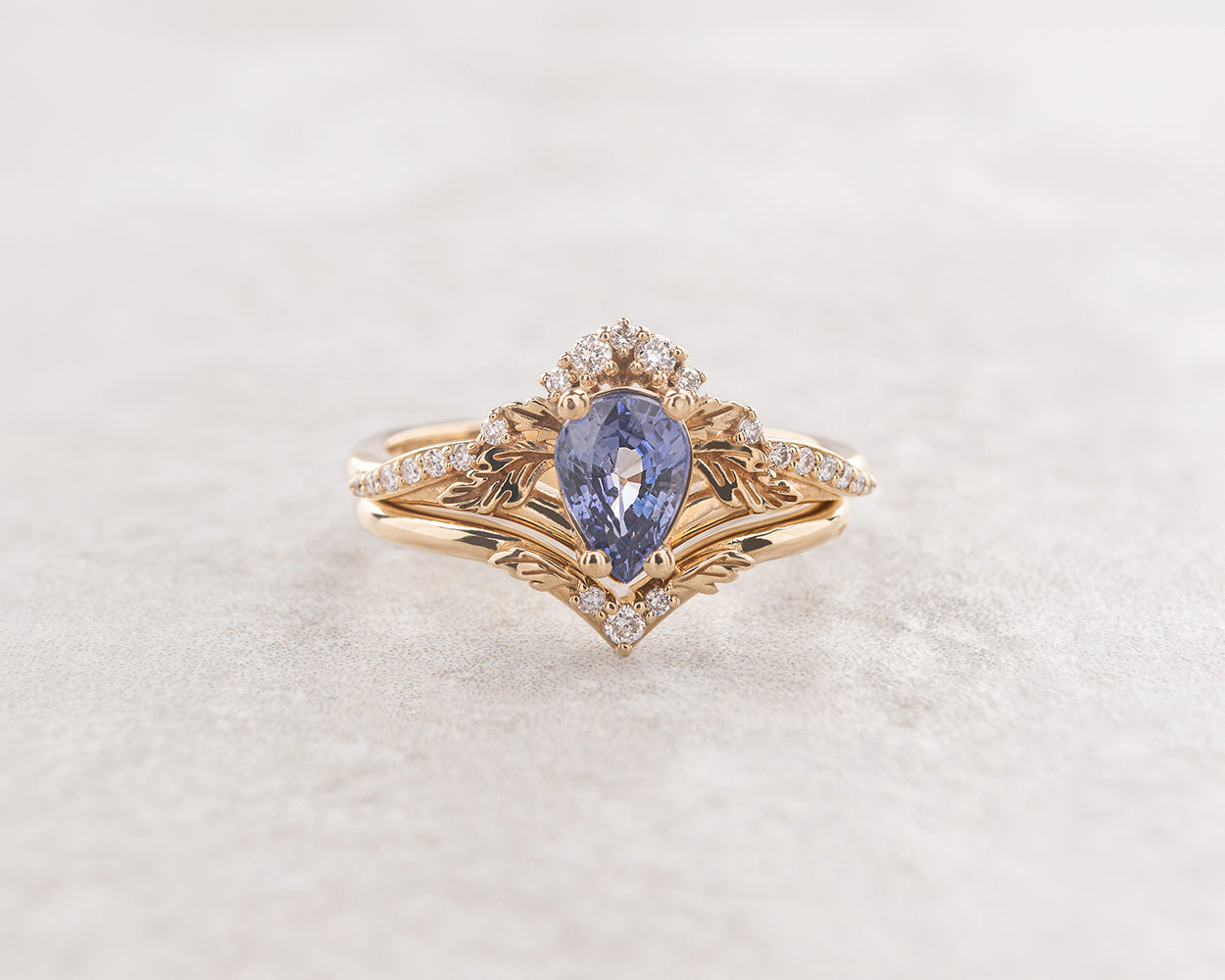 Unique nature ring sets for engagement