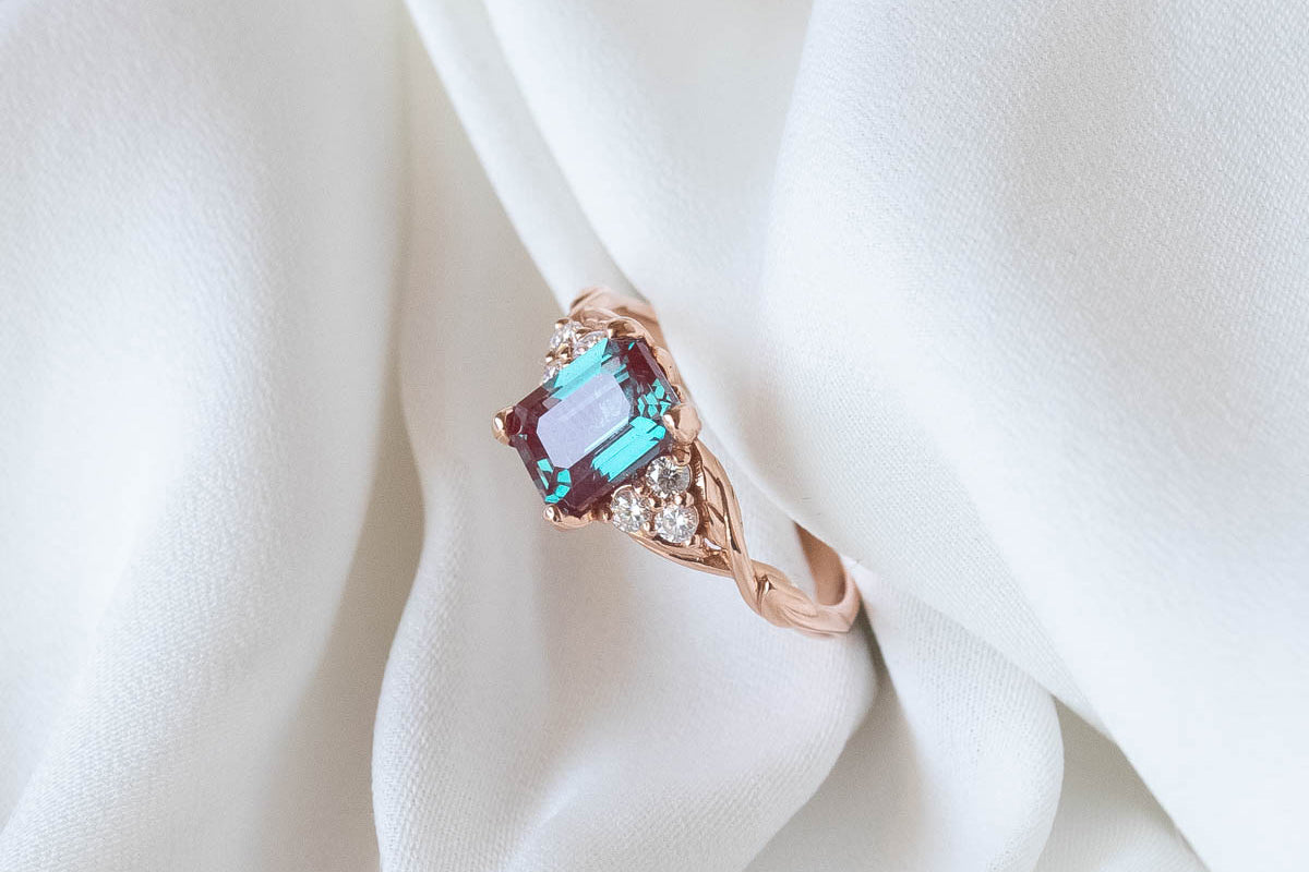 Color changing gemstone rings