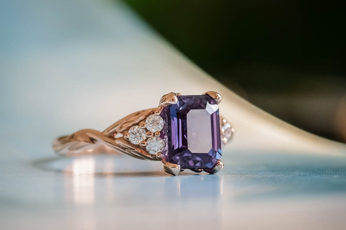 Blue & Green Gemstone Engagement Rings – Unique Engagement Rings NYC |  Custom Jewelry by Dana Walden Bridal
