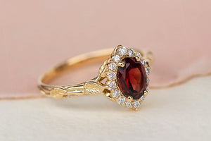 Gorgeous bridal stacking rings, halo diamond engagement ring
