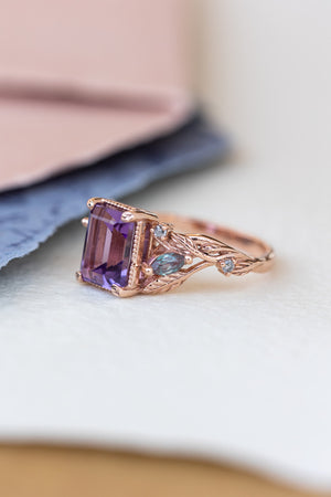 Alexandrite And Amethyst Ring 2024 | towncentervb.com