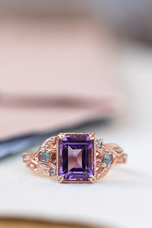 18K Yellow Gold Synthetic Alexandrite Marquise Ring Size 8.5 Circa 1990 -  Colonial Trading Company