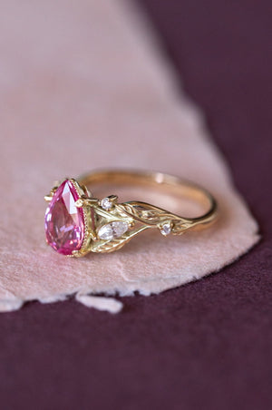 Pink Topaz Solitaire Rings: Three Ways to Wear a Single Pink Stone