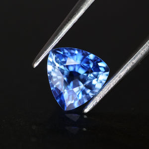 Sapphire | natural, blue, trillion cut 6x6mm, VVS, 0.99ct, Ceylon - Eden Garden Jewelry™