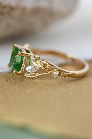 Green Tourmaline Tsavorite Rings — Claudia Endler Designs