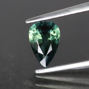 Sapphire | natural, green, pear cut *7x5 mm, VS, *0.7 ct - Eden Garden Jewelry™