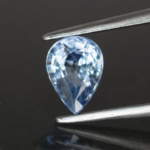 Blue Sapphire | natural, pear cut 7x5 mm, VS, *1ct - Eden Garden Jewelry™