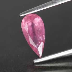 Pink Sapphire | natural, purplish pink, pear cut *8x4mm, VS 0.49ct - Eden Garden Jewelry™