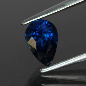 Blue Sapphire | natural, pear cut *7x5 mm, VS, 0.83 ct - Eden Garden Jewelry™