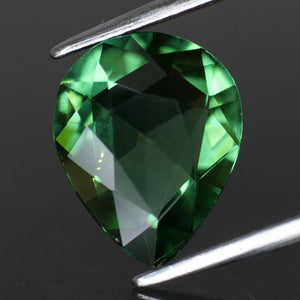 Tourmaline | green color, pear cut 10.5x8.5* mm, 2.25ct, VVS - Eden Garden Jewelry™