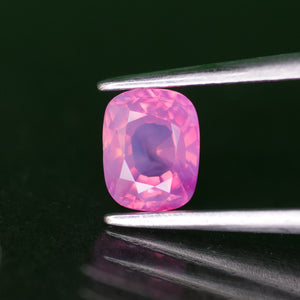 Sapphire opalescent | natural purplish pink, cushion cut *6x5mm, VS *0.93ct - Eden Garden Jewelry™