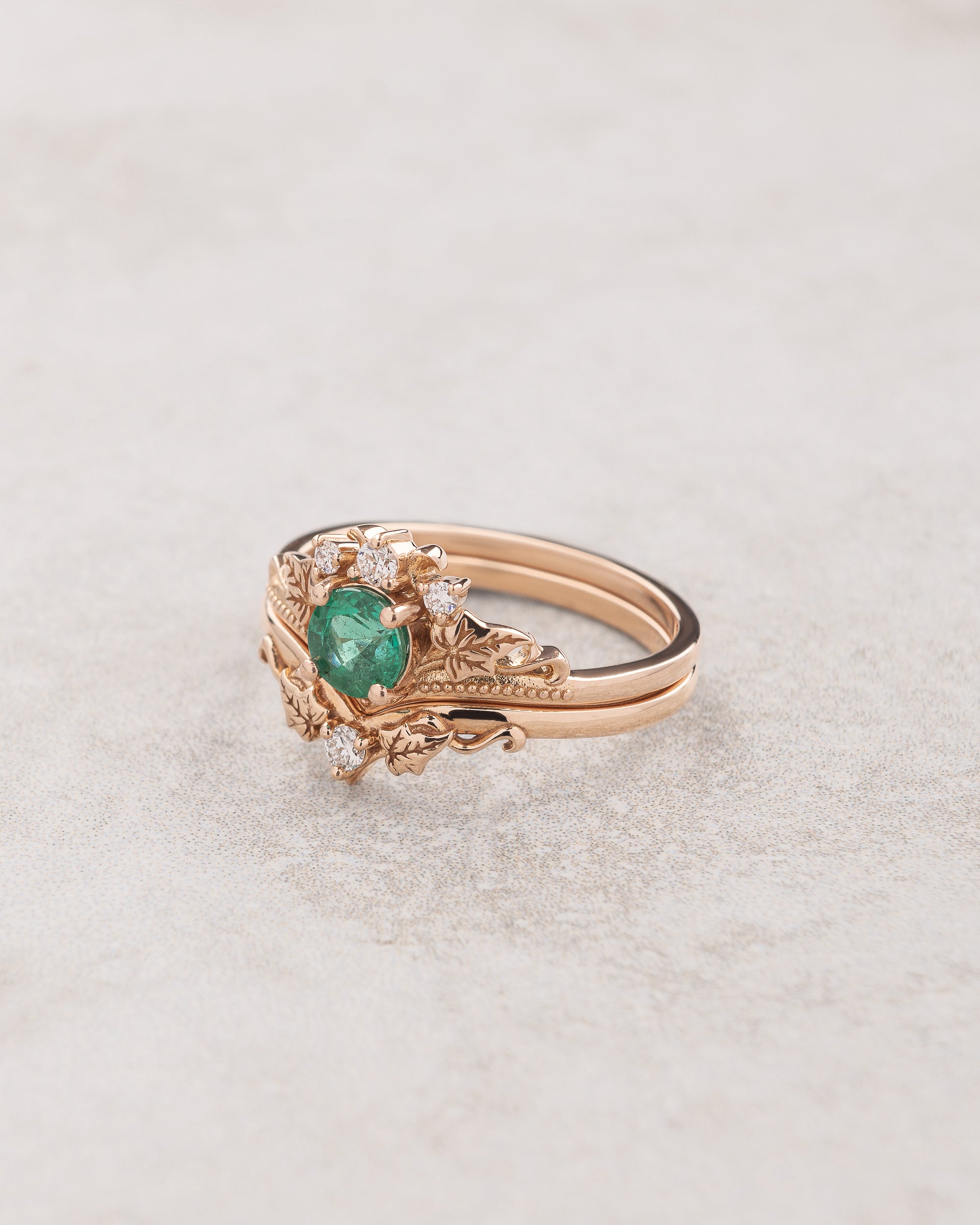 Rose Gold Ring Used Emerald Rings For Sale Large Oval Emerald