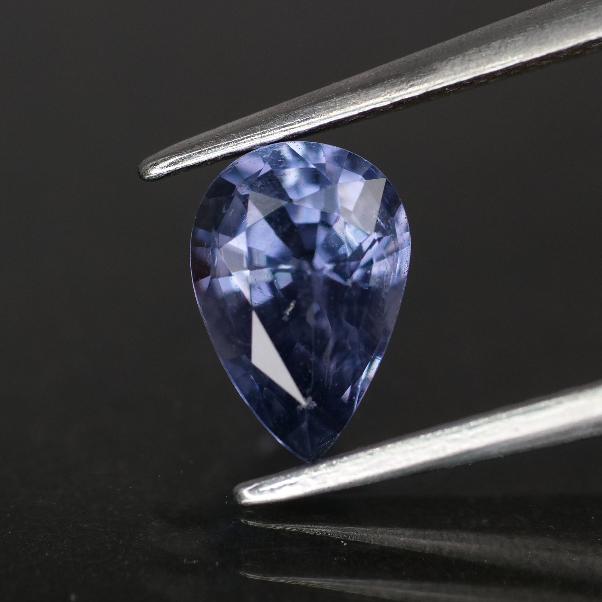 Blue Spinel | natural, purplish blue, pear cut *7x5 mm, *1ct - Eden Garden Jewelry™