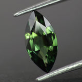 Sapphire | natural, green color, marquise-cut, 10x5mm, 1ct - Eden Garden Jewelry™
