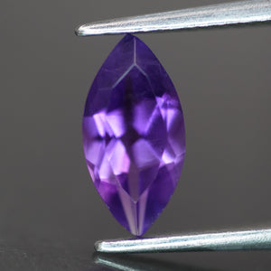 Amethyst | marquise cut deep purple 10x5mm, 1 ct, VS clarity, Africa - Eden Garden Jewelry™