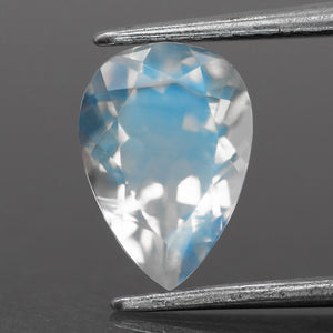 Moonstone | natural, pear-cut, 10x7mm, 1.8ct, VS, Africa