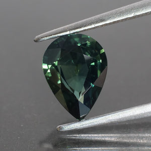 Teal Sapphire | IGI certified | natural, pear cut 8x6mm, VS 1.40ct - Eden Garden Jewelry™