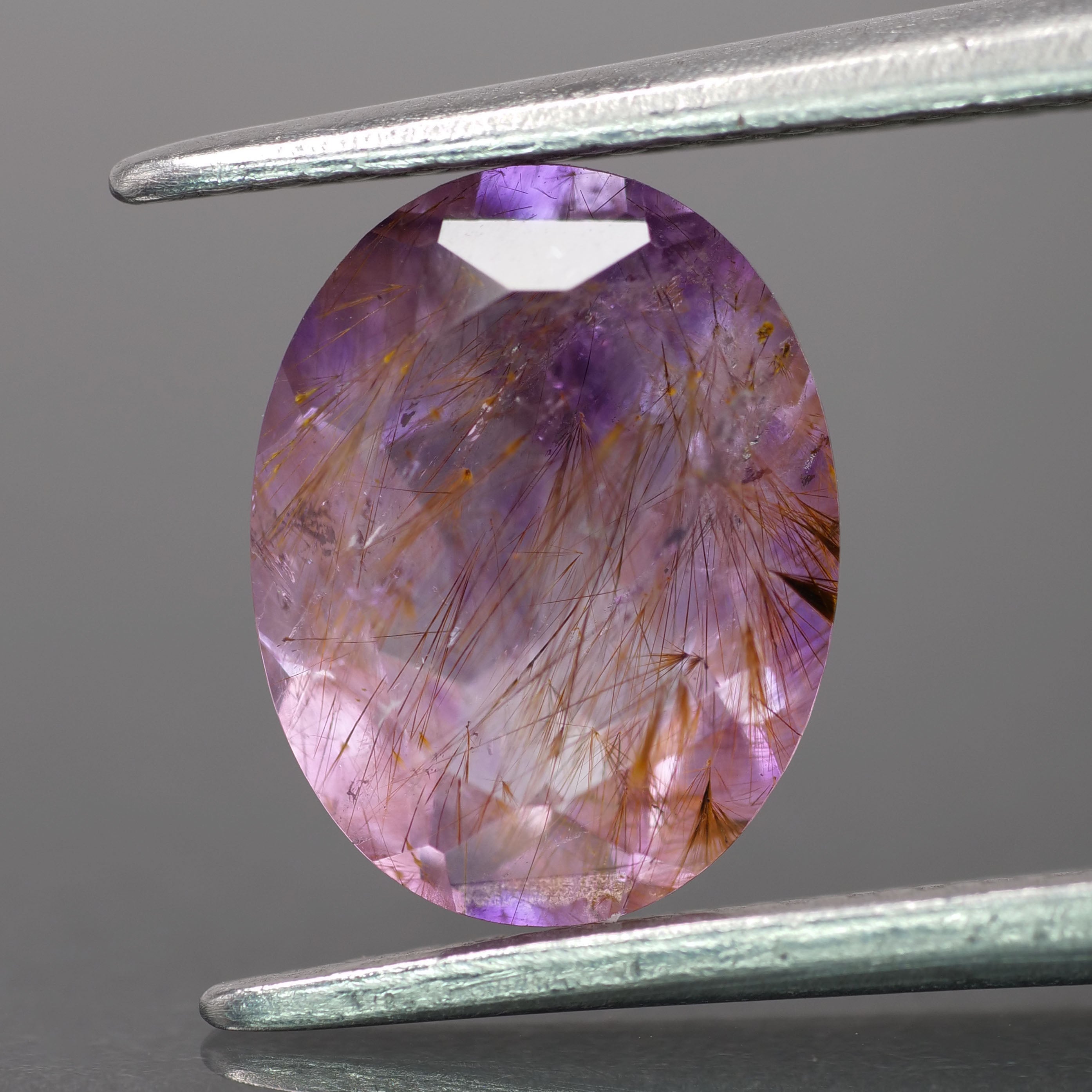 Custom order/ MODIFICATION: Arius engagement ring with central melody quartz and accent lavender tanzanites - Eden Garden Jewelry™