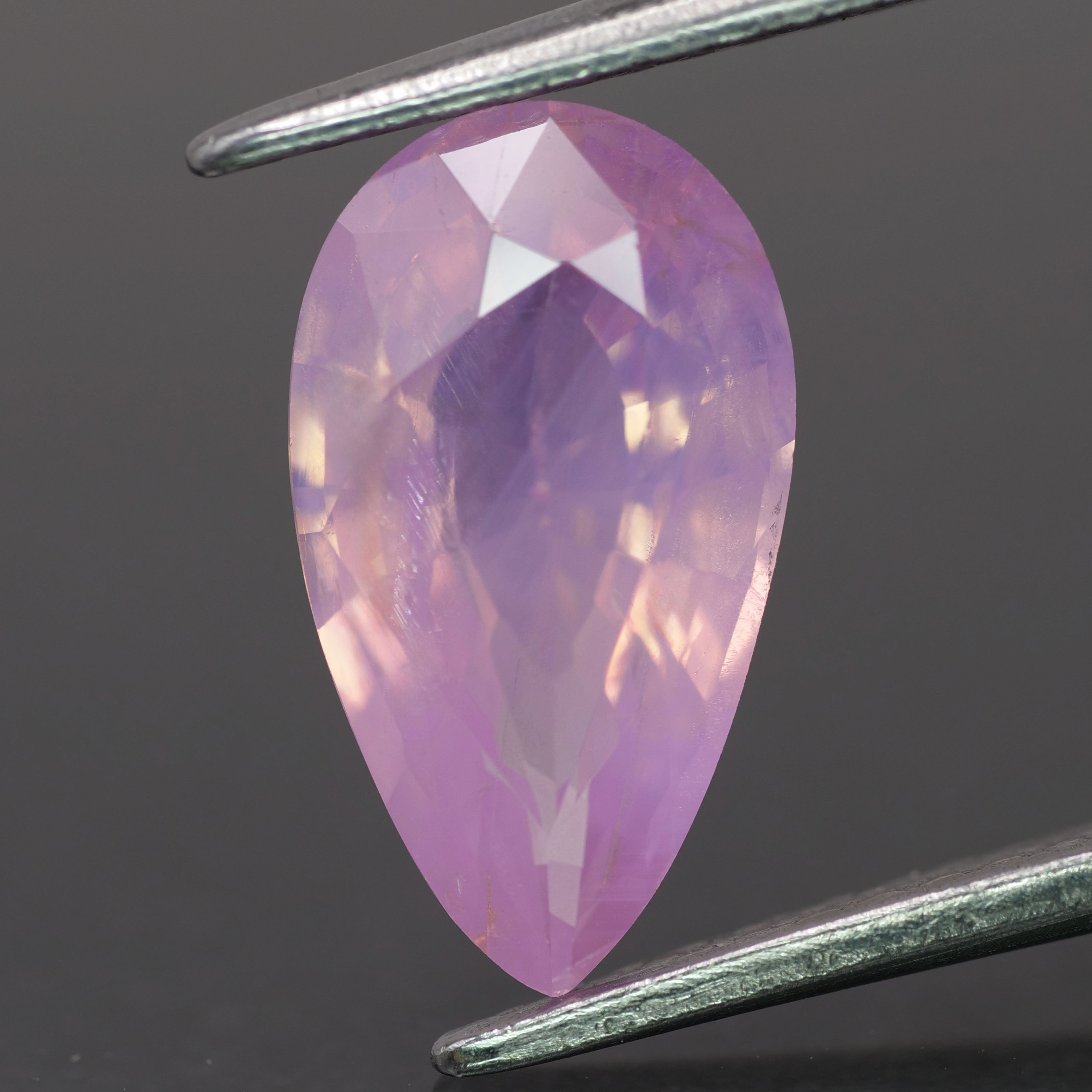 Opalescent sapphire | natural, pink color, pear-cut, *11x6.5mm, 2ct - Eden Garden Jewelry™