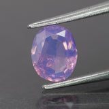Opalescent sapphire | natural, pinkish purple color, oval-cut, *7x5mm, *0.8ct - Eden Garden Jewelry™
