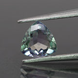 Tanzanite | natural, bi-color: purple & green color, trillion-cut, 6.5mm, 0.8ct - Eden Garden Jewelry™