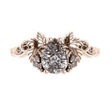 Vineyard | pear cut 8x6mm gemstone setting - Eden Garden Jewelry™