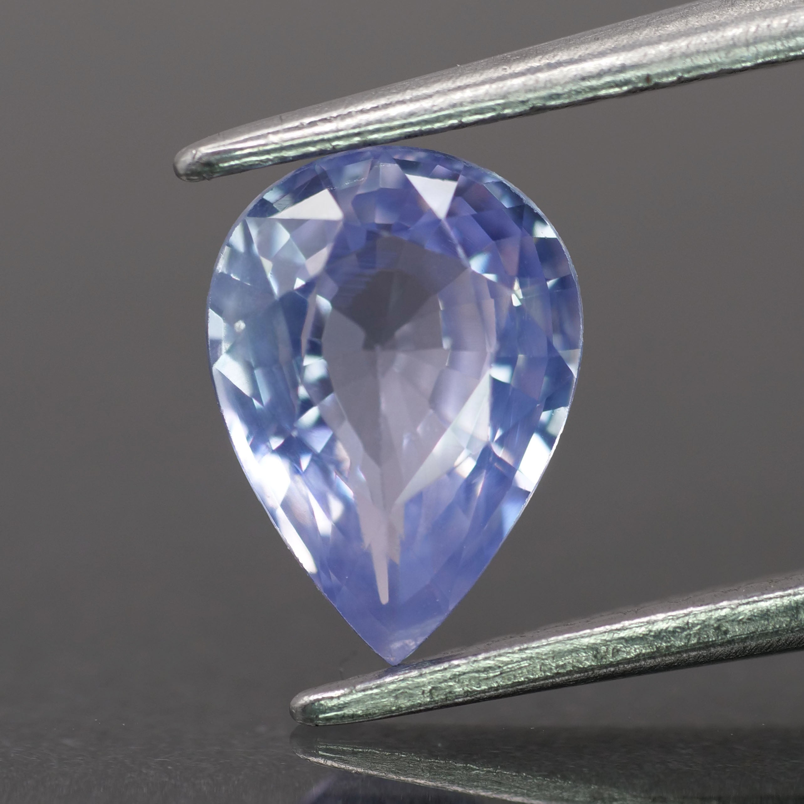 Sapphire | natural, ligh lavender color, pear-cut, 8x6mm, 1.2ct - Eden Garden Jewelry™
