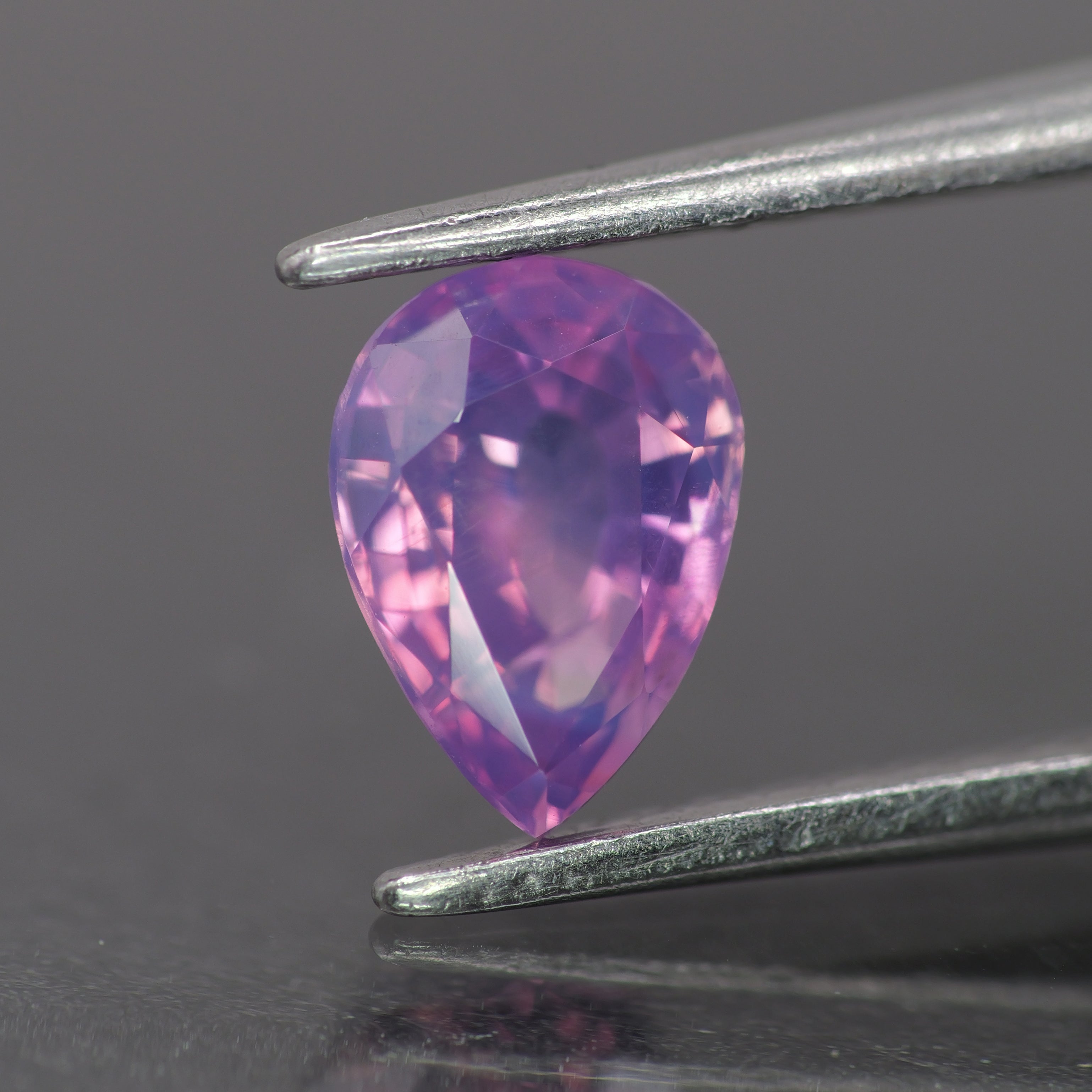 Opalescent sapphire | natural, pink color, pear-cut, *7x5mm, 1ct - Eden Garden Jewelry™