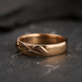 READY TO SHIP: Wedding band in 14K rose gold, RING SIZE 9.5 US - Eden Garden Jewelry™