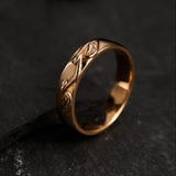 READY TO SHIP: Wedding band in 14K rose gold, RING SIZE 9.5 US - Eden Garden Jewelry™