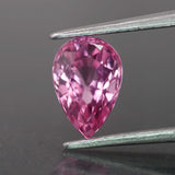 Spinel | IGI certified | natural, pink color, pear-cut, *8.5x6mm, 1.7ct