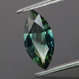 Sapphire | natural, bi-color: green & blue, marquise-cut, 10x5mm, *1ct - Eden Garden Jewelry™