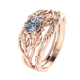 Custom order/ MODIFICATION: Patricia wedding band for Tilia ring - Eden Garden Jewelry™