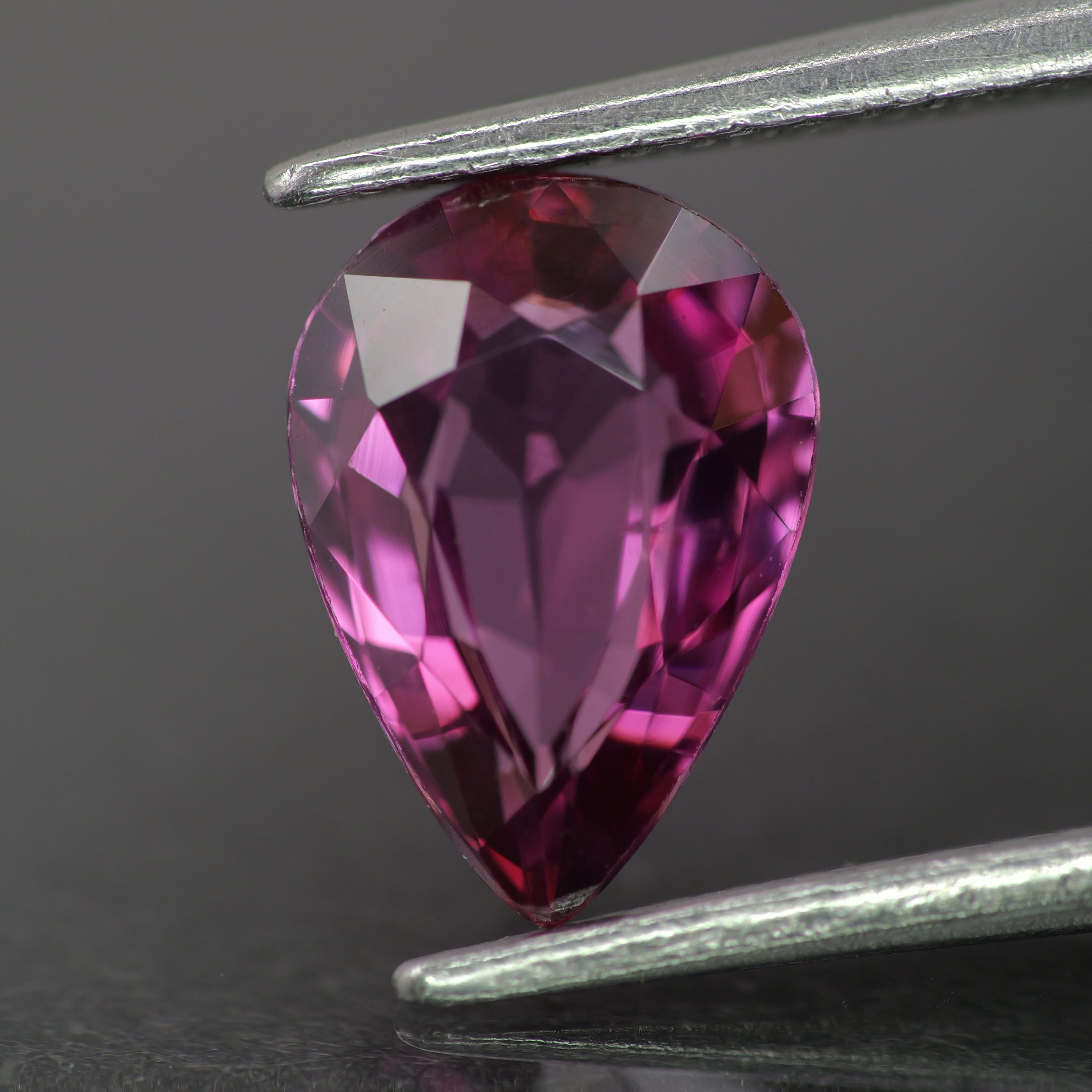 Spinel | natural, purple color, pear cut *9x6.5mm, 1.7ct, Myanmar - Eden Garden Jewelry™