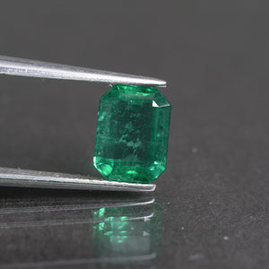 Emerald | natural, octagon cut 8x6mm, AAAA, 1.56ct - Eden Garden Jewelry™