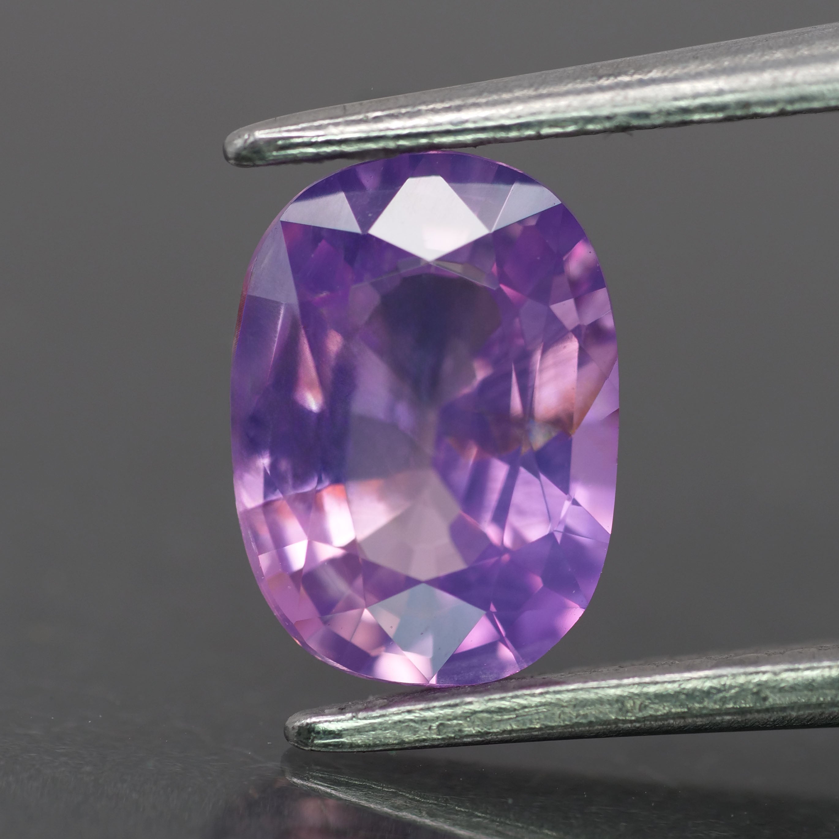 Opalescent sapphire | natural, pink color, oval-cut, *8x5mm, 1.3ct - Eden Garden Jewelry™