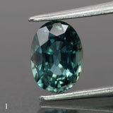 Sapphire | natural, teal color, oval-cut, *8x6mm, *1.5ct - choose yours - Eden Garden Jewelry™