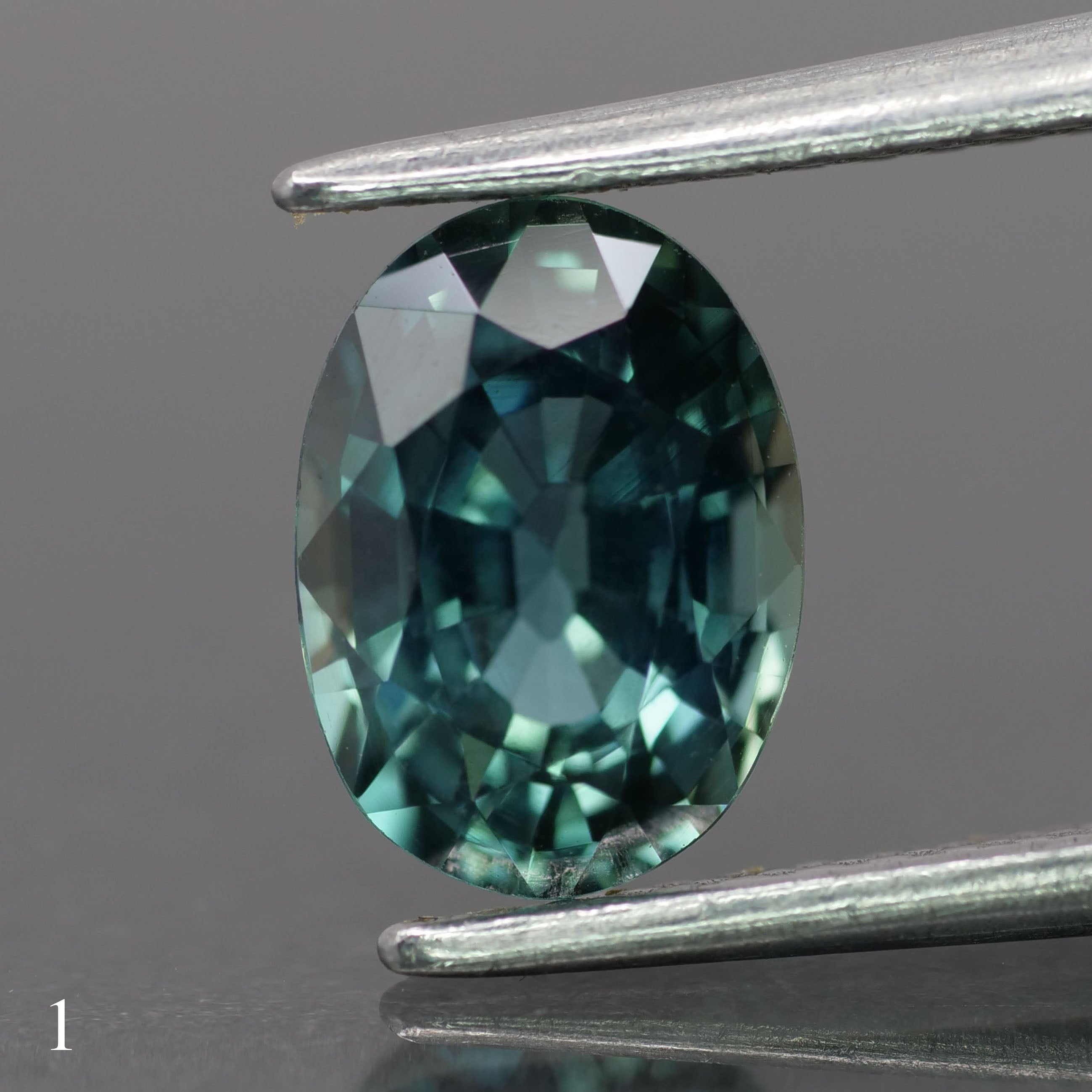 Sapphire | natural, teal color, oval-cut, *8x6mm, *1.5ct - choose yours - Eden Garden Jewelry™
